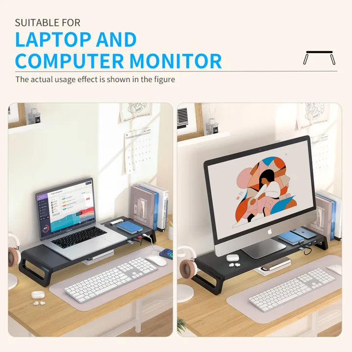 Computer%20Monitor%20Stand%20Riser%20With%204%20USB3.0%20Ports%20ABS%20Legs%20Support%20Data%20Transfer%20Desktop%20Screen%20Holder%20With%20Keyboard%20Storage%20-%20Image%205