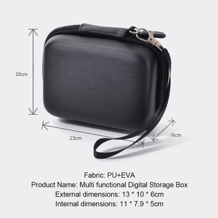 Black%20Digital%20Camera%20Case%20For%20Canon%20G9X%20G7X%20III%20II%20For%20ZV1%20ZV1F%20RX100%20For%20Hero%2012%20For%20CAMKORY%20For%20KVUTCIEIN%20Vlogging%20Camera%20Bag%20-%20Image%203