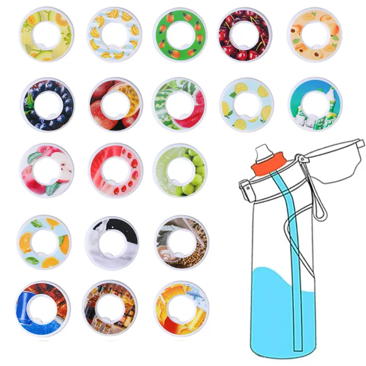 Flavour Rings 1pcs Flavor Rings For Sports Water Bottle Tritan Cup Flavor Pods Fit ...