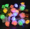 80 psc  Led Rose Flash String Fairy Light (25 Feet Length). 