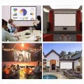 16:9 Ratio Hight-density semi-transparent Portable Projection Screen 1080P 3d 4K HD Projector Movie 60-150 Inchs for Home Office. 