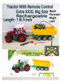 Tractor Remote Control Rechargeable Toy In Extra Big Large XXXL Size Hard Plastic Material"1 fit 9 inch" with Remote Control, Right, Left, Forward,Back. 