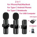 K9 Color Wireless Lavalier Microphone Audio Video Recording Mini Mic For iPhone Android Mobile Phone Microphone. 