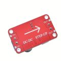 Step Up Power Module 5A DC-DC  Boost Volt Converter 3.3V-35V to 5V 6V 9V 12V 24V XL6019, Red, Compact & Efficient for Electronics Projects. 