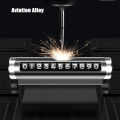 Metal Car Temporary Parking Card Universal Rotate Phone Number Plate Aluminum Stickers Park Stop in Car-styling Auto Accessories. 