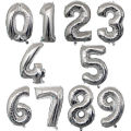 Outer Space Astronaut Rocket  Theme Balloons Baby Boy Birthday Party Decorations Number 1 2 3 4 5 6 7 8 9 Years Old. 
