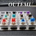 Outemu Switches Mechanical Keyboard Shaft Dustproof Switch For Gamer Keyboard Axis Clicky Linear Tactile Silent Switches.