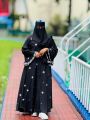 Premium Quality New Design Dubai Cherry Fabric Embroidery Work Abaya Borka Stylish Looking Always Use And Comfortable Borka Collection. 