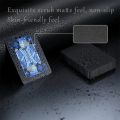 High Quality 1 Set Black Foil Plated Poker Cards Waterproof Playing Card Limited Edition Collection Magic Poker Creative Gift. 