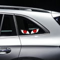Suitable for motorcycles, electric vehicles, devil's eyes stickers, reflective decorative stickers, car stickers. 