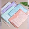 10pcs A4 Transparent Plastic File Folders Waterproof PP Document Storage Bags Student Test Papers & Office Organization Supplies.