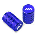 2PCS Motorcycle Tire Valve Air Port Stem Cover Cap Plug CNC Aluminum Accessories For Yamaha YZFR6 YZF-R6 YZF R6 R6S 1999-2015.