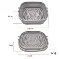 Foldable Air Fryer Silicone Liner Reusable Air Fryer Silicone Baking Tray Food Grade Silicone Air Fryer Mat. 