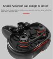 Hollow Breathable Bicycle Saddle Men Women MTB Road Bike Saddle Shock Absorbing Comfortable Big Butt Bike Seat Safety Warning. 