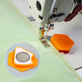 Sewing Magnetic Seam Guide Edge Polygonal Anti-Slip Plastic Positioner Multifunctional Ruler Hemmer Sewing Machine Accessories. 