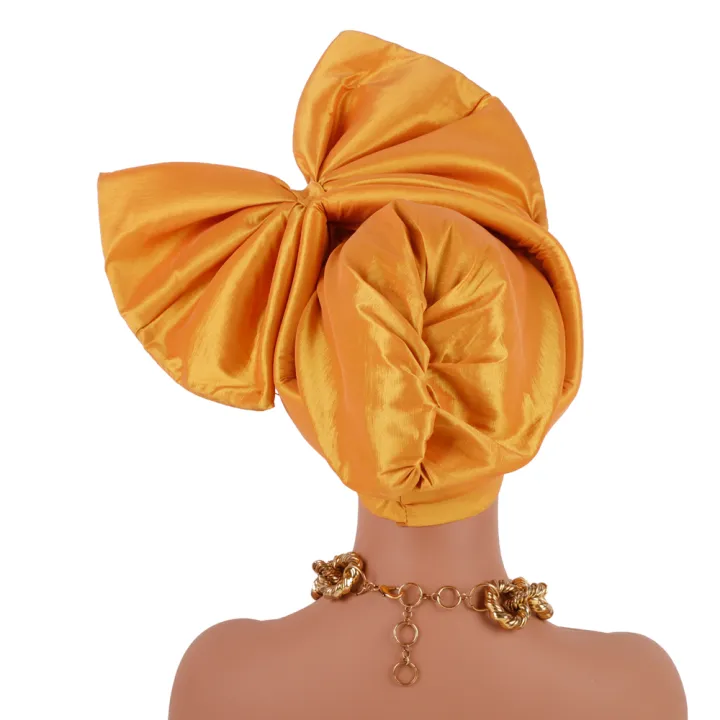 Exaggerated%20Big%20Bow%20Turban%20Cap%20African%20Women's%20Auto%20Gele%20Headtie%20Nigeria%20Wedding%20Geles%20Female%20Head%20Wraps%20Headpiece%20-%20Image%206