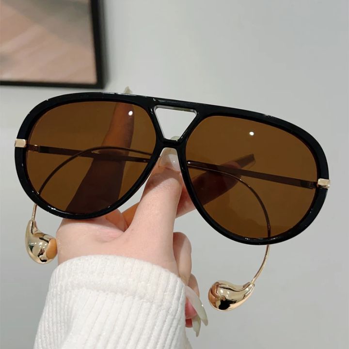 GM%20LUMIAS%20Oversized%20Pilot%20Sunglasses%20New%20in%20Fashion%20Double%20Bridge%20Gradient%20Sun%20Glasses%20Women%20Trendy%20Luxury%20Brand%20Design%20Shades%20-%20Image%204