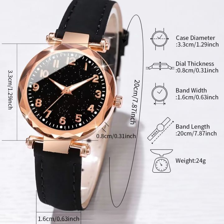 5PCS/Set%20Women%E2%80%98s%20Watches%20Ladies%20Fashion%20Leather%20Band%20Analog%20Quartz%20WristWatch%20Bracelets%20Set%20-%20Image%206