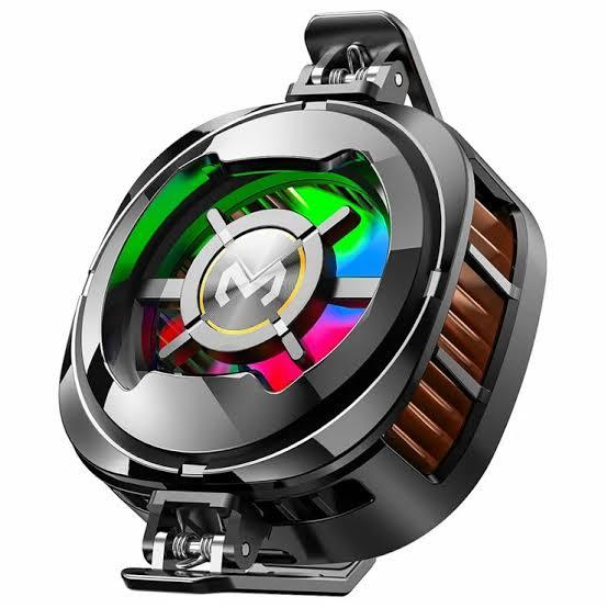 MEMO CX06 Magnetic Mobile Cooling Fan | Semiconductor Phone Cooler | Silent RGB Gaming Cooler | Type-C Mobile Radiator for PUBG, Free Fire & COD Mobile | Compatible with Android & ios