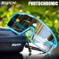 SCVCN Photochromic Cycling Glasses Hiking Drive Bicycle Sports Sunglasses Outdoor Running Sunglasses Men MTB Road Bike Glasses.