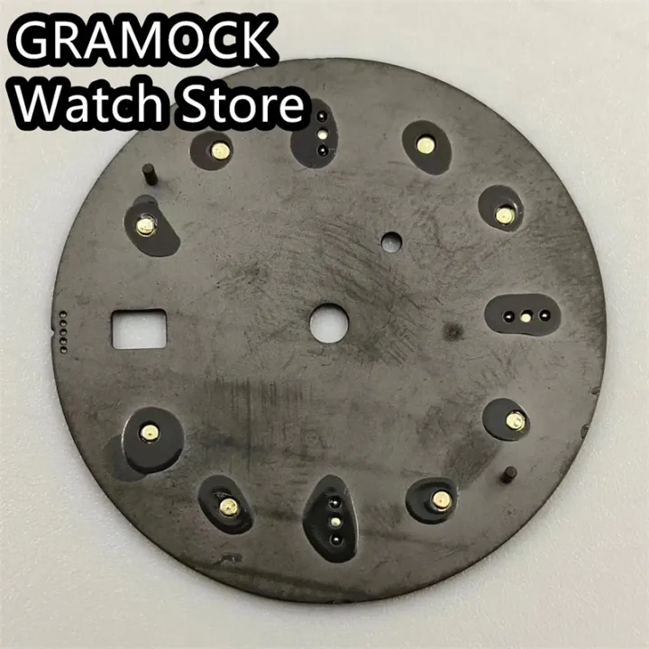 GRAMOCK%2029mm%20Black%20Green%20Blue%20Sterile%20watch%20dial%20green%20Lumious%20fit%20NH37A%20Automatic%20movement%20Watch%20replacement%20parts%20-%20Image%206