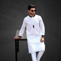 Stylish & Fashionable 100% Indian Cotton Panjabi For Men ..