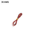 2 Meter Silicon Wire 8 10 12 14 16 18 20 22AWG Heatproof Soft Silicone Silica Gel Wire Cable (1Meter Red+1Meter Black) ).