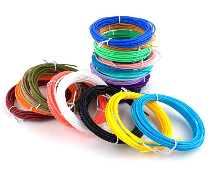 String Pla Card 10 Colour 3d Pen Drawing PLA Refill Filament Plastic ink wire ...
