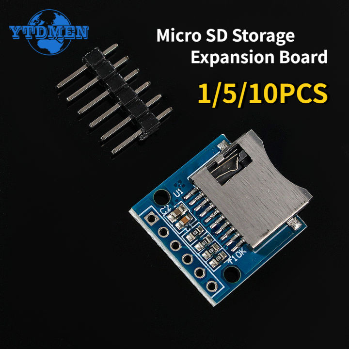 1/5/10pcs Micro SD Storage Expansion Board Mini Micro SD TF Card Memory Shield Module with Pins for Arduino
