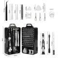 115 in 1 Multifunctional Screwdrivers Set Magnetic Screw Driver Bits Precision Computer PC Phone Watch Repair Kit Hardware Tool. 
