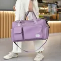 Travel bag / travel bag with dry wet seperation / Large Capacity Unisex Travel Duffel sports Bag. 