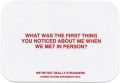 WE'RE NOT REALLY STRANGERS Card Game - Honest Dating Expansion Pack (50 Cards and Wildcards). 