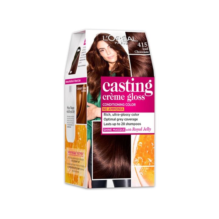 Loreal Paris Casting Creme Gloss Hair Color - 4.15 Iced Chocolate