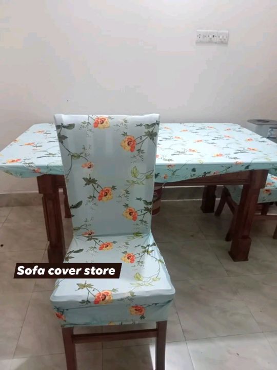 chaina magic print chair cover 1 pis Exclusive Tex