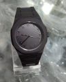 Black Aura Quartz Watch – Stylish Analog Watch for Men & Boys. 