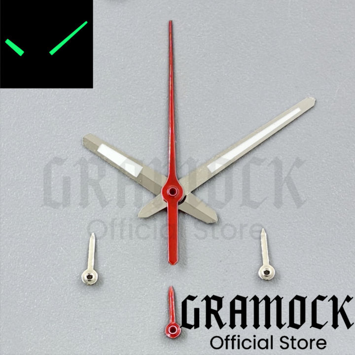 GRAMOCK%20Black%20Red%20Orange%20Silver%20Watch%20Hand%20Green%20Luminous%206PCS%20Per%20Set%20Fit%20VK63%20Quartz%20Movement%20Modified%20Replacement%20Watch%20Parts%20-%20Image%206