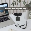 Full HD 1080p Webcam USB With Mic Mini Computer Camera,Flexible Rotatable , for Laptops, Desktop Webcam Camera Online Education. 