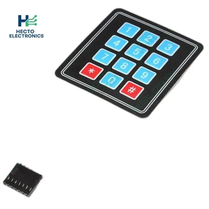 Arduino 12 Key Keypad Arduino 3x4 Keypad 4×3 Matrix 12 Keys Membrane Switch Keypad | Daraz.pk