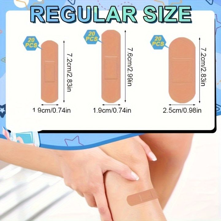 100pcs%20Flexible%20Fabric%20Adhesive%20Bandage%20Breathable%20Elastic%20Knuckle%20Bandage%20Assorted%20Bulk%20Fingertip%20Bandages%20for%20First%20Aid%20and%20Wo%20-%20Image%203