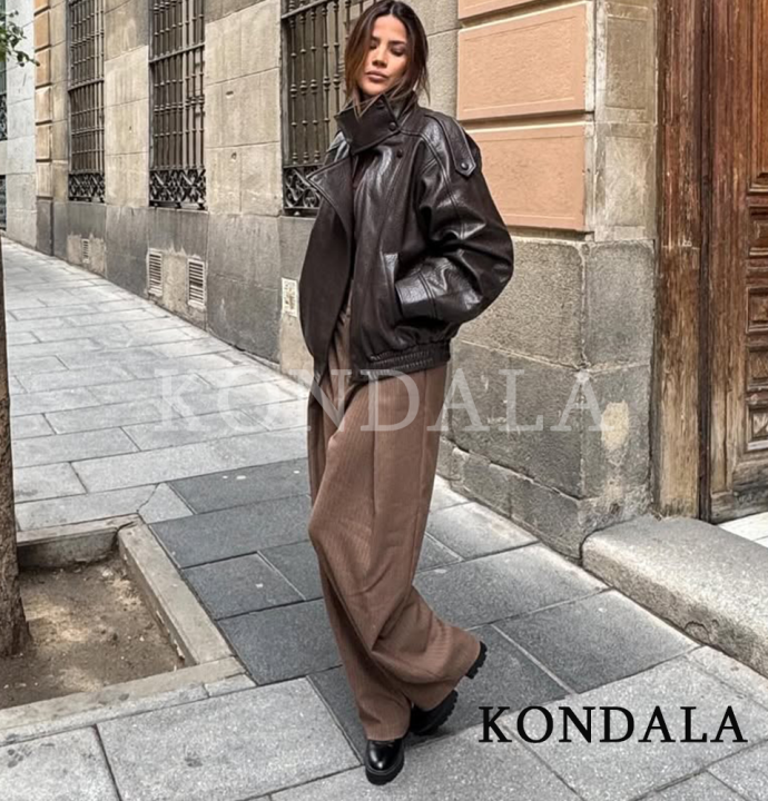 KONDALA%20Commute%20High%20Street%20Balloon%20Pants%20Women%20Trendy%20Casual%20Pleated%20Trousers%202026%20Spring%20Summer%20Office%20Lady%20Vintage%20Long%20Pants%20-%20Image%202