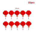 10pcs Chinese New Year Decoration Red Lantern Newyear Dragon Year Traditional Lanterns Wall Decor Japanese Lantern Asian Decor. 