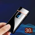 New usb charging lighter touch screen electronic lighters small rechargeable electric lighter. 