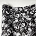 Skull Sticker Graffiti PVC Vinyl Wrap Film With Air Release Self Adhesive DIY Car Motorcycle  Furniture Decoration Sticker. 