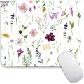 Beautiful Flowers and Plants Square Mouse Pad Anti Slip and Washable Mouse Pad Anti Slip Base Suitable for Office and Home Use. 