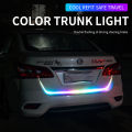 Car Rear Trunk Tail Light 120cm Colorful Dynamic Reverse Warning LED Strip 12v Additional Brake Follow Turn Signal Lamp. 