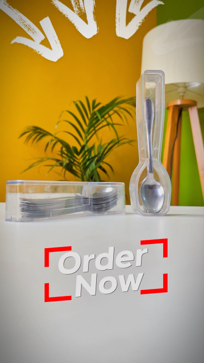 Modern Transparent Spoon Holder for Kitchen - Sleek & Stylish Design-D Shop