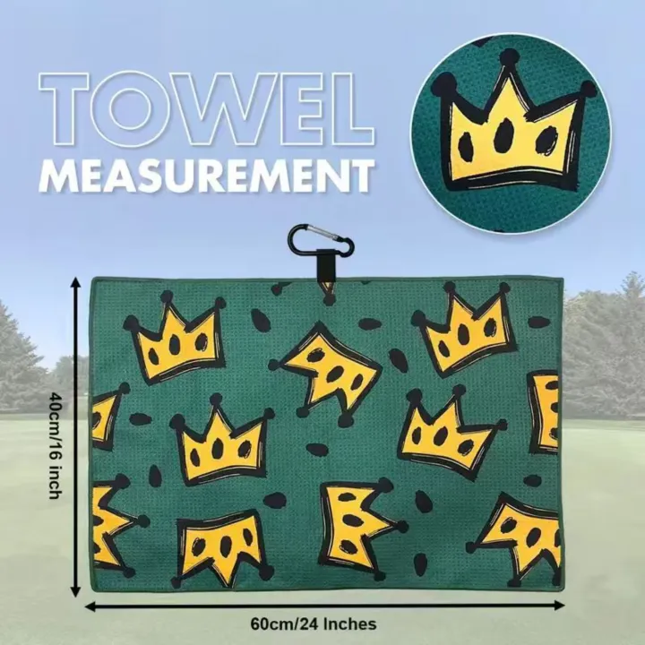 Stylish%20Printed%20Golf%20Towel%20%20Large%20Size%20Quick%20Dry%20Super%20Absorbent%20Waffle%20Fabric%20Quick%20Clean%20Machine%20Washable%20Suitable%20Golf%20Bags%20-%20Image%206