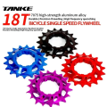 TANKE-Single Speed Flywheel Conversion Kit,18T,Cassette Cog,MTB Road Bike Sprocket for Freewheel Chain,7075 aluminum alloy CNC. 