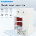 Adjustable Digital Voltage Relay 220V 40A/63A Household Circuit Breaker Surge Protector Limit Over And Under Current Protection. 