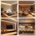 Tuya Zigbee 3.0 COB LED Strip Light 12V 5M 10M Warm White Flexible Dimmable Light 320leds/m Home Decoration for Alexa . 